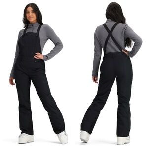 Obermeyer Malta Bib Ski Snow Bib Insulated Overalls in Black